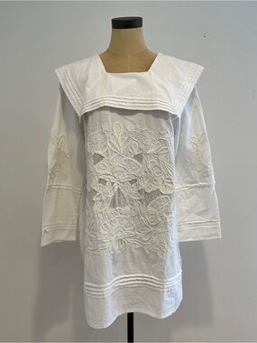 NWT Zara White Dress Size M